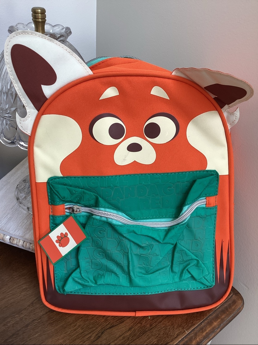 Disney Pixar Turning red Mei Lee Panda pin collector mini backpack